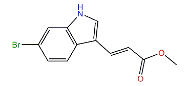 Methyl (E)-3-(6-bromo-1H-indol-3-yl)-2-propenoate